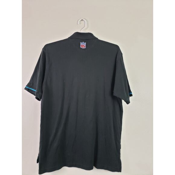 (Ju) Vintage Nike NFL PRO-LINE POLO Shirt Men's Size XL Carolina Panthers Black - Picture 5 of 7